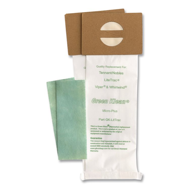GK-LitTrac Replacement Bag, 10 Bags/Pack, 10 Packs/Carton