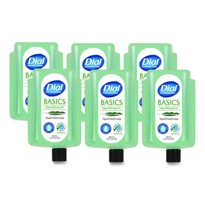 Basics MP Free Liquid Hand Soap Refill for Versa Dispenser, Unscented, 15 oz, 6/Carton