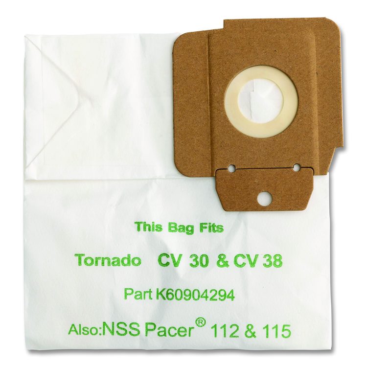 GK-CV30 Replacement Bag, 10 Bags/Pack, 10 Packs/Carton