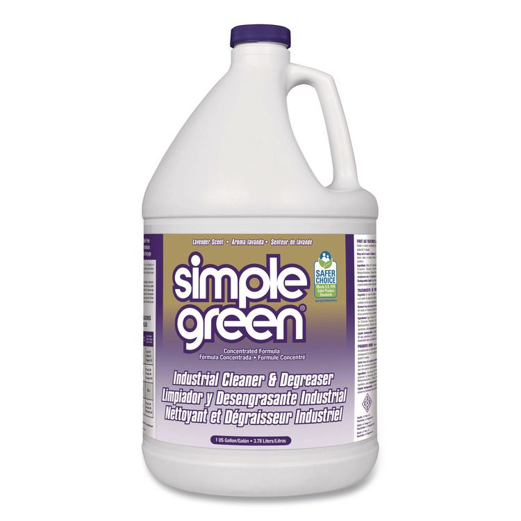 Industrial Cleaner and Degreaser, Lavender Scent, 1 gal Bottle,  6/Carton