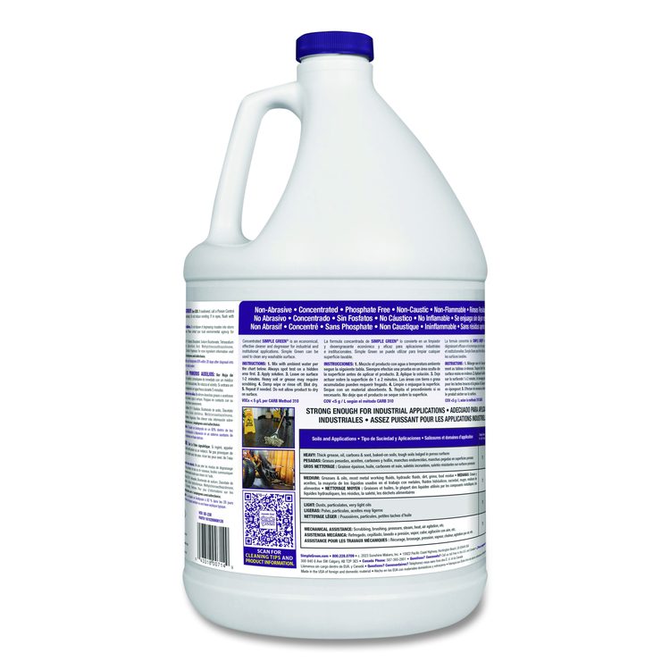 Industrial Cleaner and Degreaser, Lavender Scent, 1 gal Bottle,  6/Carton
