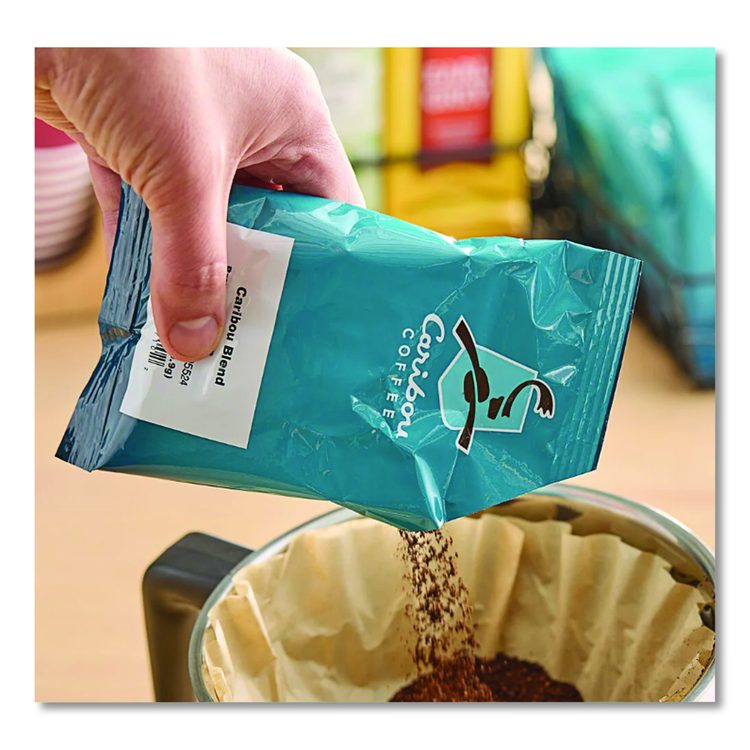 Caribou Blend Ground Coffee, 2.5 oz, 18/Carton