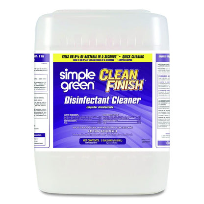Clean Finish Disinfectant Cleaner, Herbal Scent, 5 gal Pail