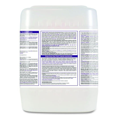 Clean Finish Disinfectant Cleaner, Herbal Scent, 5 gal Pail