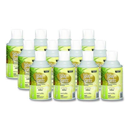 Champion Sprayon SPRAYScents Metered Air Freshener Refill, Pina Colada, 7 oz Aerosol Spray, 12/Carton