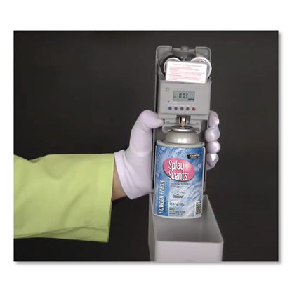 Champion Sprayon SPRAYScents Metered Air Freshener Refill, Powder Fresh, 7 oz Aerosol Spray, 12/Carton