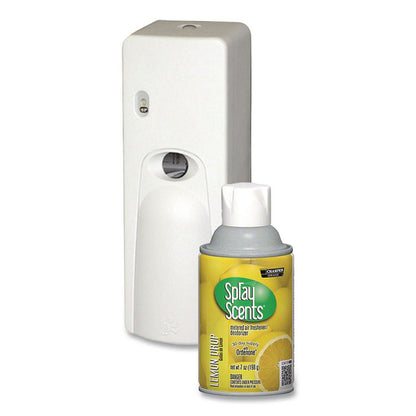 Champion Sprayon SPRAYScents Metered Air Freshener Refill, Lemon, 7 oz Aerosol Spray 12/Carton