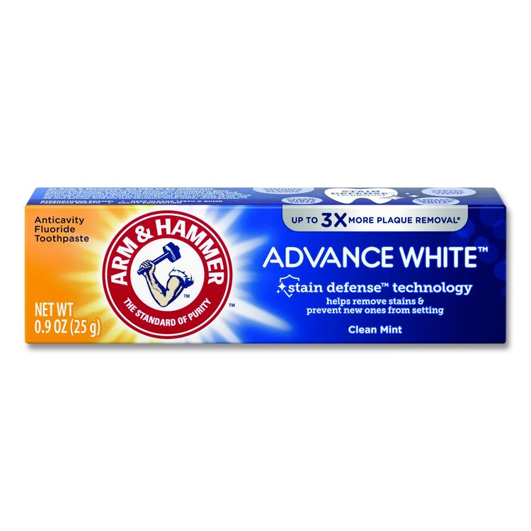 Advance White Toothpaste, Clean Mint, 0.9 oz Tube, 72/Carton