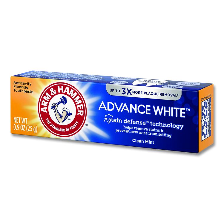 Advance White Toothpaste, Clean Mint, 0.9 oz Tube, 72/Carton