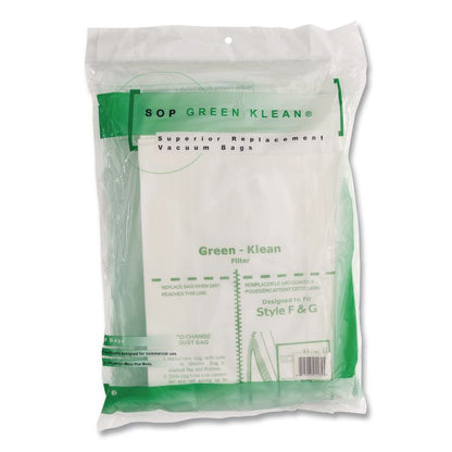 GK-F-and-G-10 Replacement Bag, 10 Bags/Pack, 10 Packs/Carton