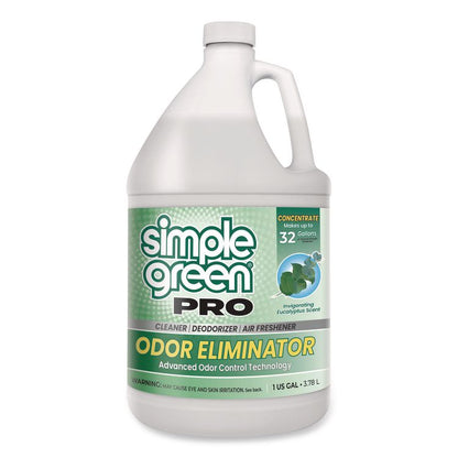 Pro Odor Eliminator, Eucalyptus Scent, 1 gal Bottle, 6/Carton