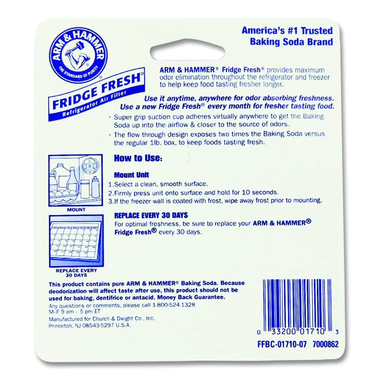 Fridge Fresh Baking Soda, Unscented, 5.5 oz