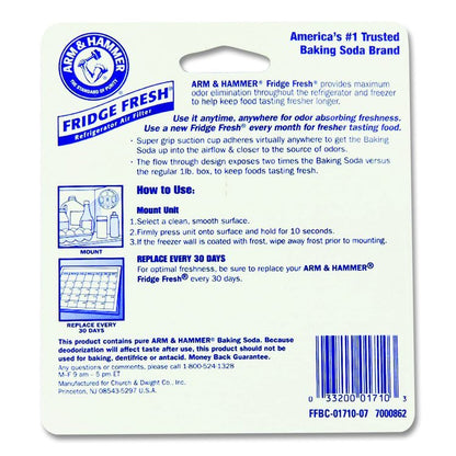 Fridge Fresh Baking Soda, Unscented, 5.5 oz, 8/Carton