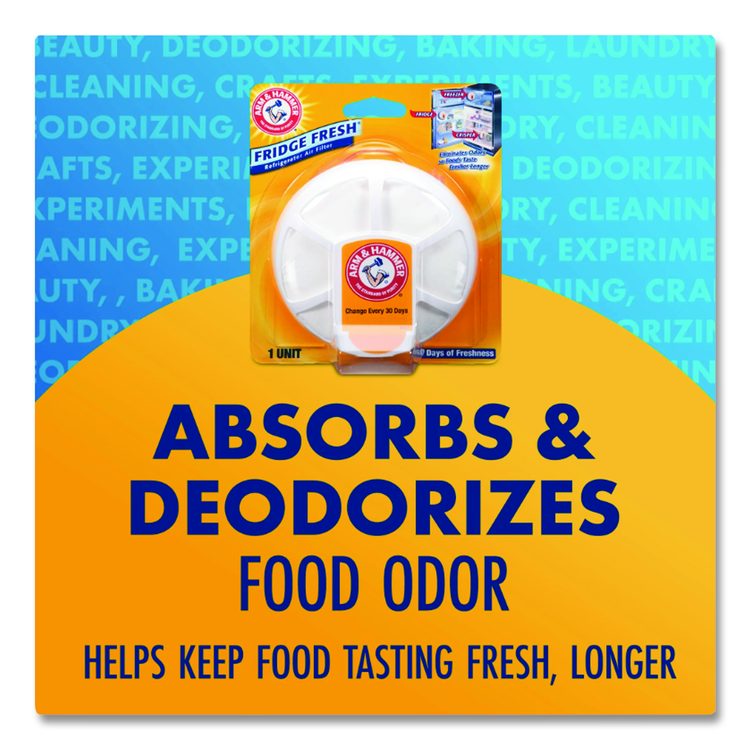 Fridge Fresh Baking Soda, Unscented, 5.5 oz, 8/Carton