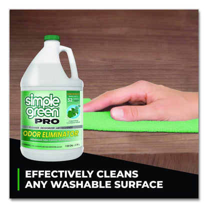 Pro Odor Eliminator, Eucalyptus Scent, 1 gal Bottle, 6/Carton