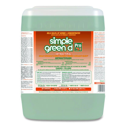 d Pro 3 Plus Antibacterial Concentrate, Herbal Scent, 5 gal Pail