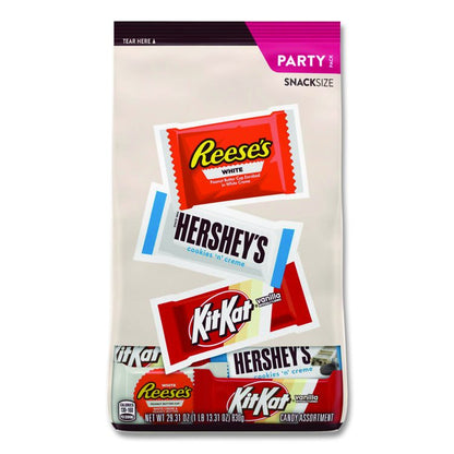 All Time Greats White Snack Size Assortment, White Chocolate, 29.31 oz Bag