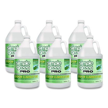 Pro Odor Eliminator, Eucalyptus Scent, 1 gal Bottle, 6/Carton