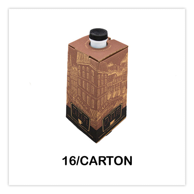 On-the-Go Carafe, 96 oz, Multicolor, 16/Carton