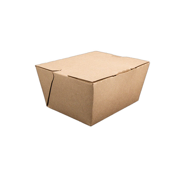 ChampPak Carryout Boxes, #1, 4.38 x 3.5 x 2.5, Brown, Paper, 450/Carton