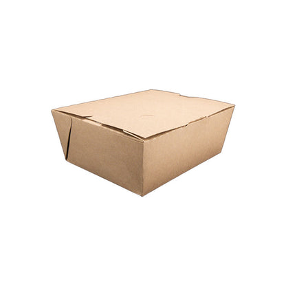 ChampPak Carryout Boxes, #8, 6 x 4.75 x 2.5, Brown, Paper, 300/Carton
