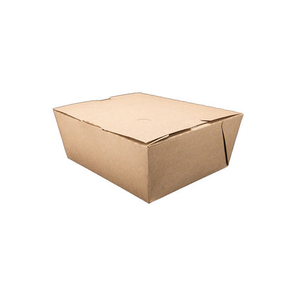 ChampPak Carryout Boxes, #8, 6 x 4.75 x 2.5, Brown, Paper, 300/Carton