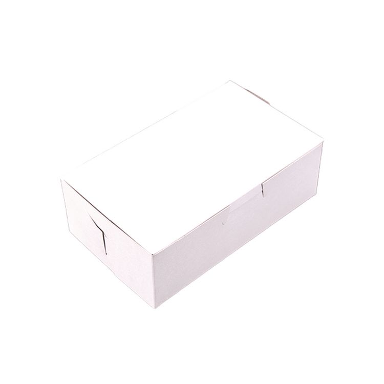 White One-Piece Non-Window Bakery Boxes, 6.25 x 3.75 x 2.13, White, Paper, 250/Bundle