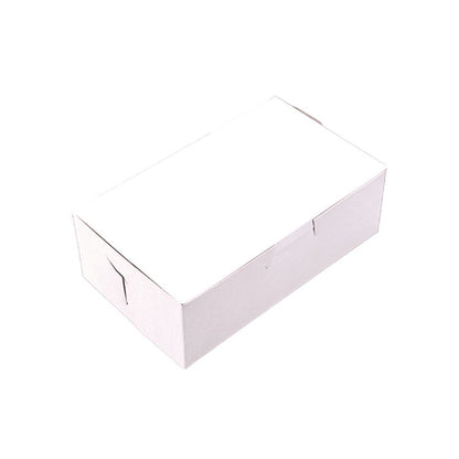 White One-Piece Non-Window Bakery Boxes, 6.25 x 3.75 x 2.13, White, Paper, 250/Bundle