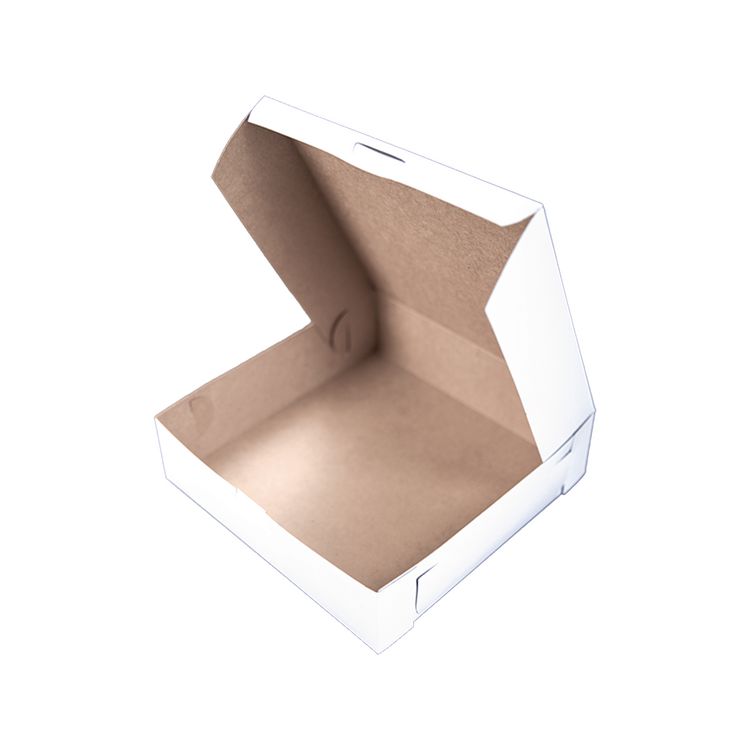 White One-Piece Non-Window Bakery Boxes, 9 x 9 x 2.5, White, Paper, 250/Carton