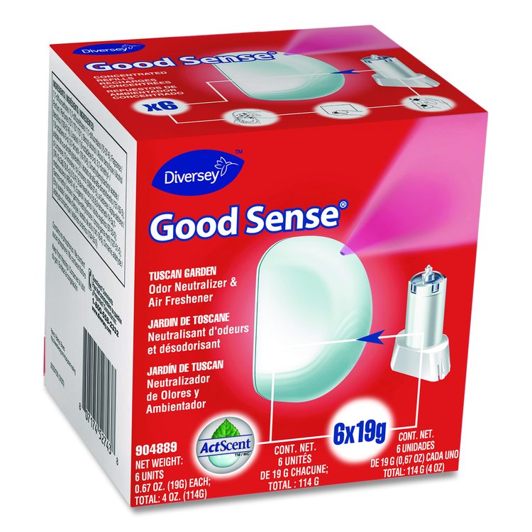 Good Sense Automatic Spray System, Tuscan Garden, 0.67 oz Cartridge, 12/Carton