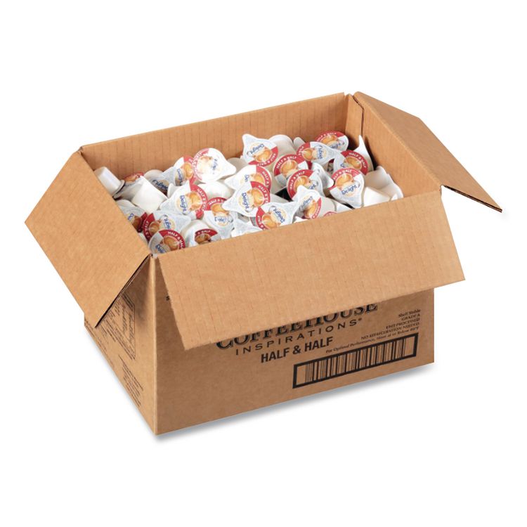 Coffee House Inspirations Half and Half, 0.38 oz Mini Cups, 180/Carton