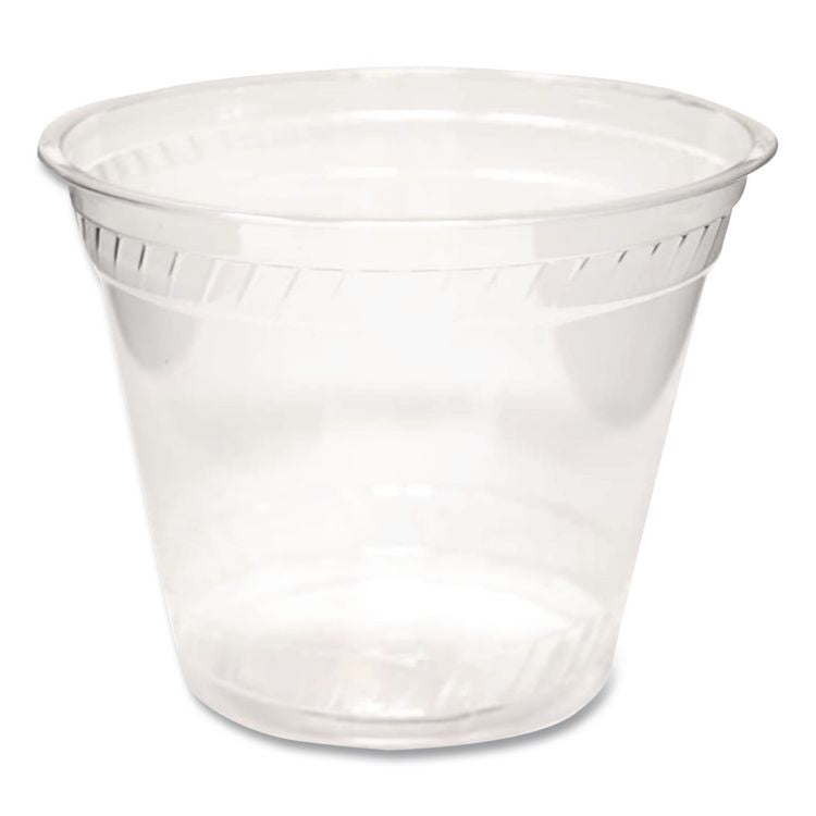 Greenware Cold Drink Cups, Old-Fashioned Cup, 9 oz, Sugarcane, Clear, 50/Sleeve, 20 Sleeves/Carton