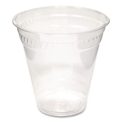 Greenware Cold Drink Cups, Squat, 12 oz to 14 oz, Sugarcane, Clear, 1,000/Carton