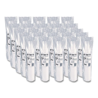 RK Ribbed Cold Drink Cups, 7 oz, Plastic, Clear, 100/Bag, 25 Bags/Carton
