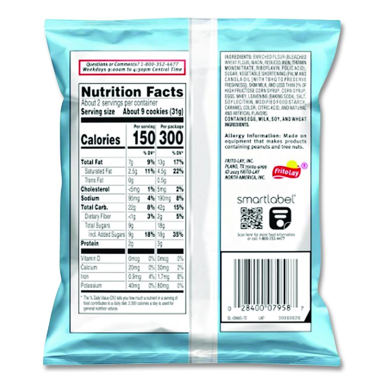 Mini Vanilla Creme Sandwich Cookies, 3.71 oz, 24/Carton