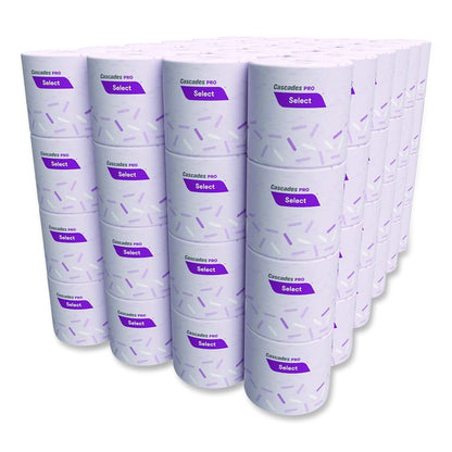 Select Standard Bath Tissue, Septic Safe, 2-Ply, White, 4 x 3.19, 500 Sheets/Roll, 96 Rolls/Carton