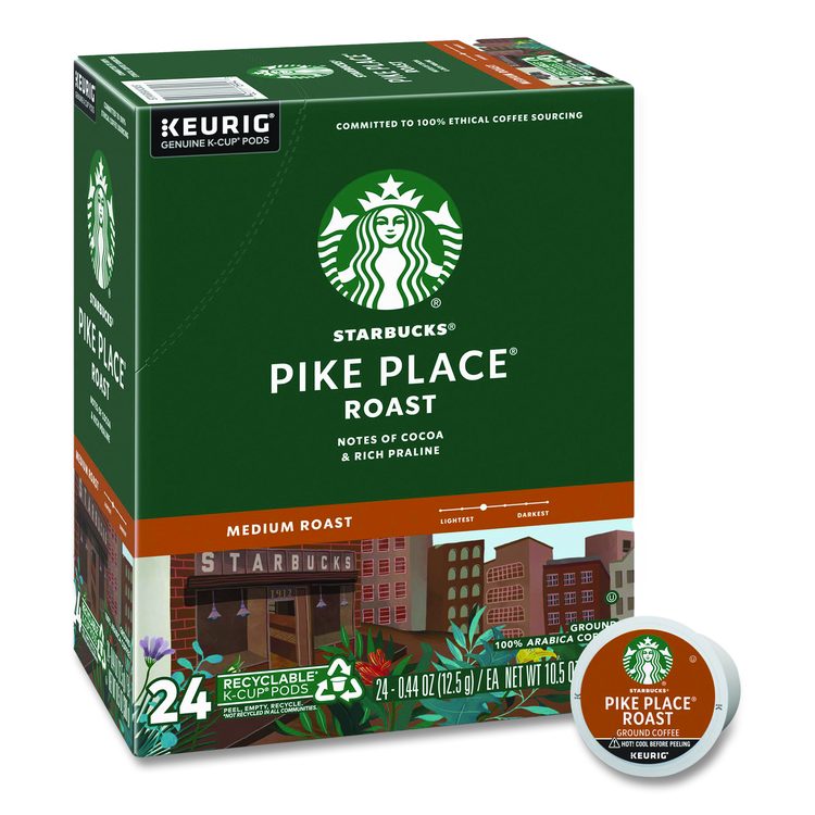 Pike Place Coffee K-Cups Pack, 24/Box