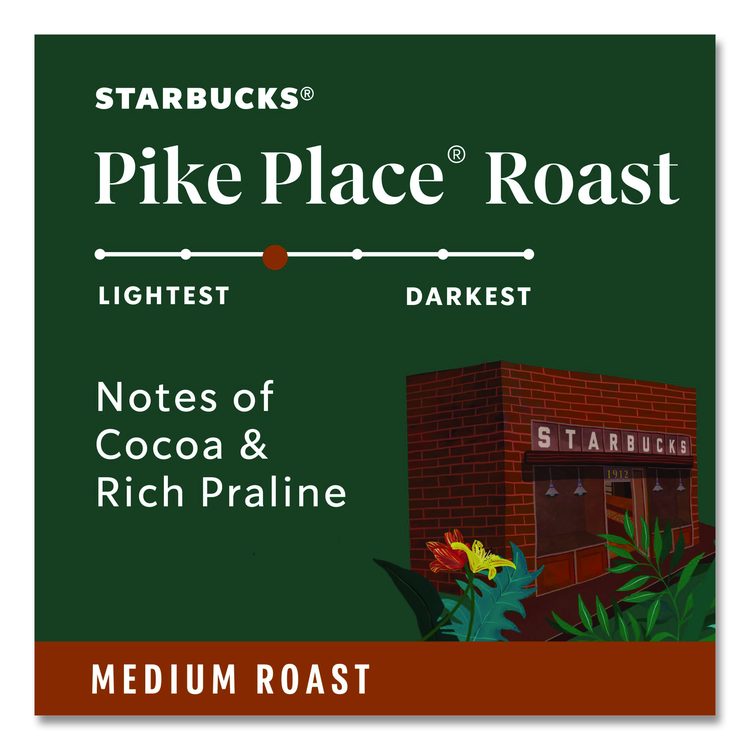 Pike Place Coffee K-Cups Pack, 24/Box