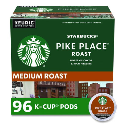 Pike Place Coffee K-Cups Pack, 24/Box, 4 Box/Carton