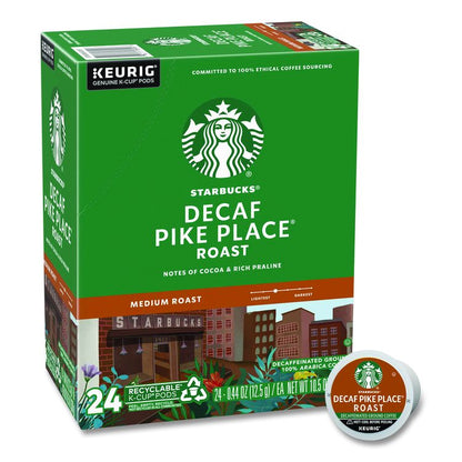 Pike Place Decaf Coffee K-Cups Pack, 24/Box