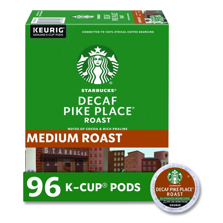 Pike Place Decaf Coffee K-Cups, 96/Carton