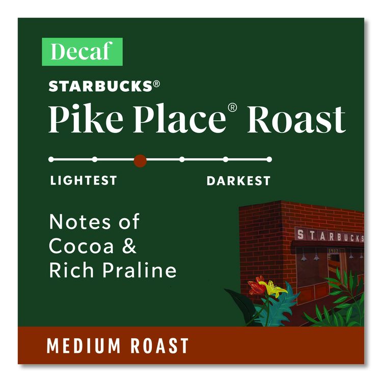 Pike Place Decaf Coffee K-Cups, 96/Carton