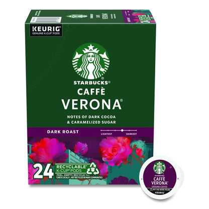 Caffe Verona Coffee K-Cups Pack, 24/Box