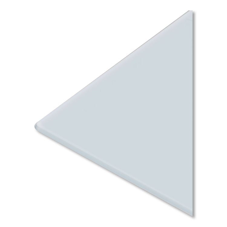 Floating Glass Dry Erase Board, 36" x 24" (Actual Size: 35" x 23"), White Surface