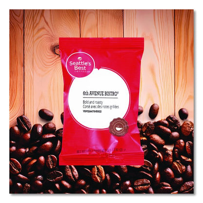 Premeasured Coffee Packs, 6th Avenue Bistro, 2 oz Packet, 18/Box