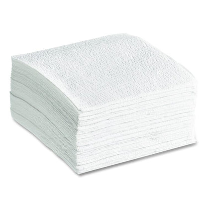 100% Recycled Napkins, 1-Ply, 11.5 x 12.5, White, 250/Pack, 12 Packs/Carton