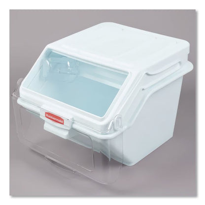 PROSAVE Shelf Ingredient Bin, 19.2 x 23.5 x 16.88, White, Plastic