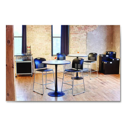 Onyx Breakroom Organizers, 3 Compartments, 6 x 6 x 18, Steel Mesh, Black