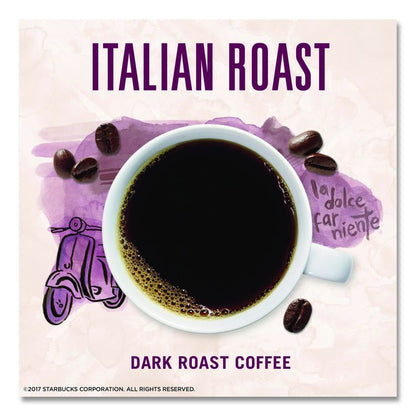 VIA Ready Brew Coffee, 0.11 oz, Italian Roast, 8/Pack, 12 Packs/Carton