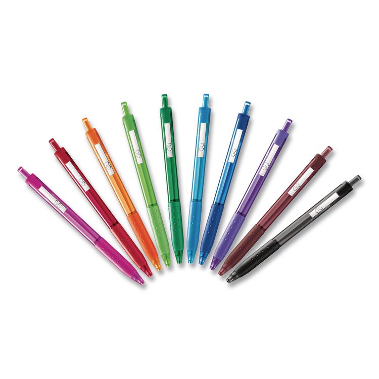 InkJoy 300RT Ballpoint Pen, Retractable, Medium 1 mm, Assorted Ink and Barrel Colors, 8/Pack